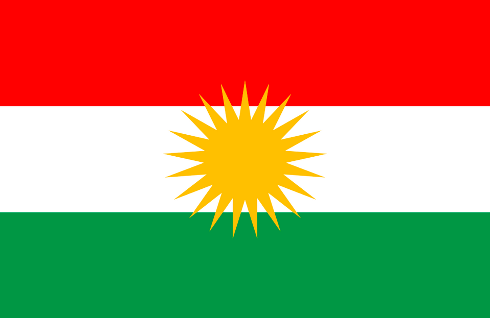 kurdische Flagge