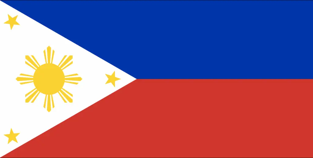 Philippinische Flagge